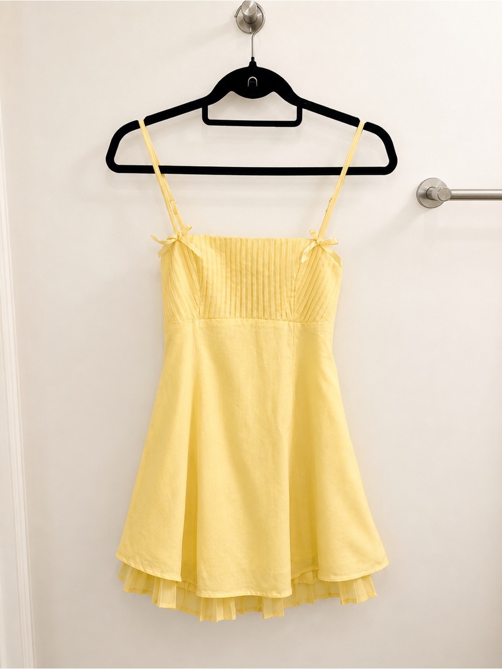 Hello Molly Yellow Mini Dress